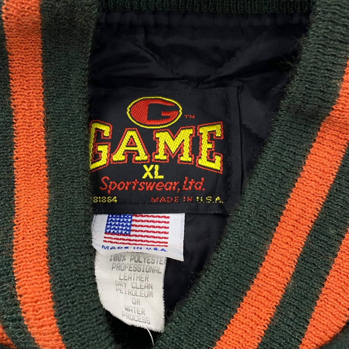 Game USA OG 암 레더 바시티 자켓 (107) 상품이미지5