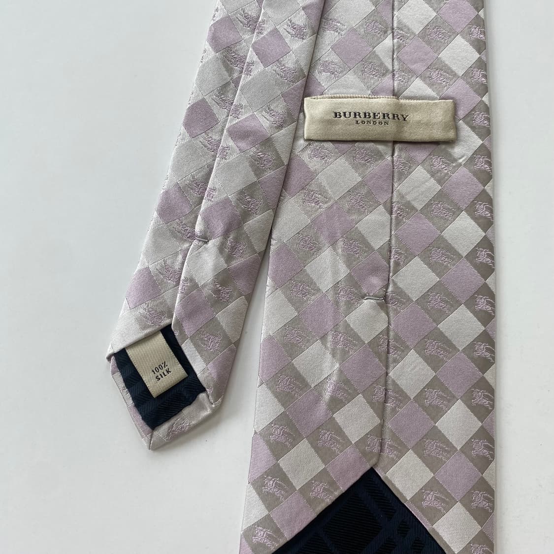 신형라벨 버버리 모노그램 명품 정품 넥타이 (Burberry) 상품이미지5