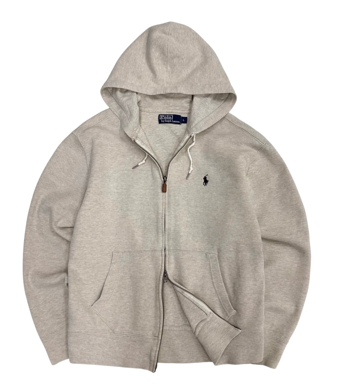 00년대 폴로 투웨이 후드집업 베이지 (L) 상품이미지1