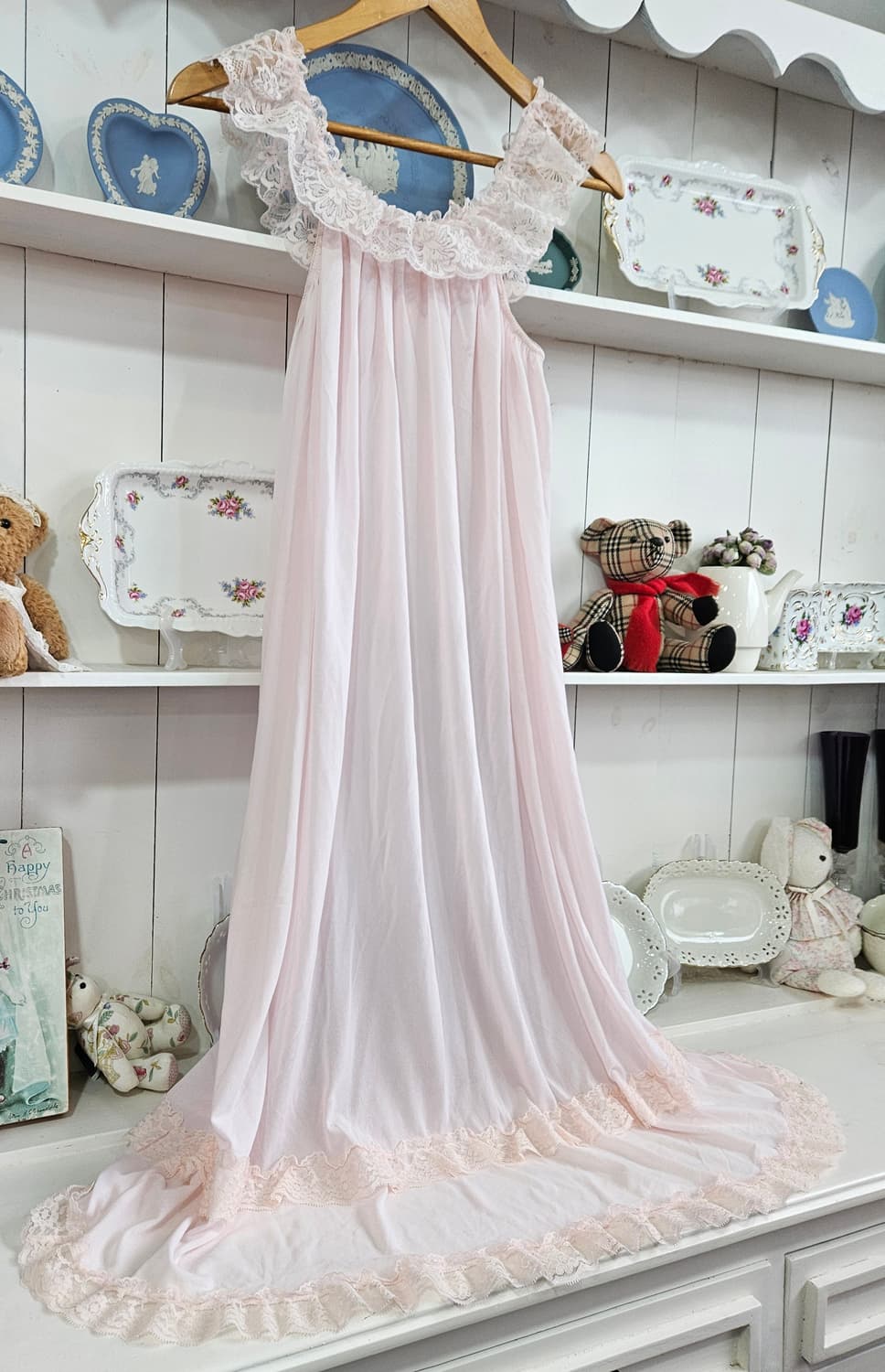 레이스 롱 슬립 원피스 상품이미지4