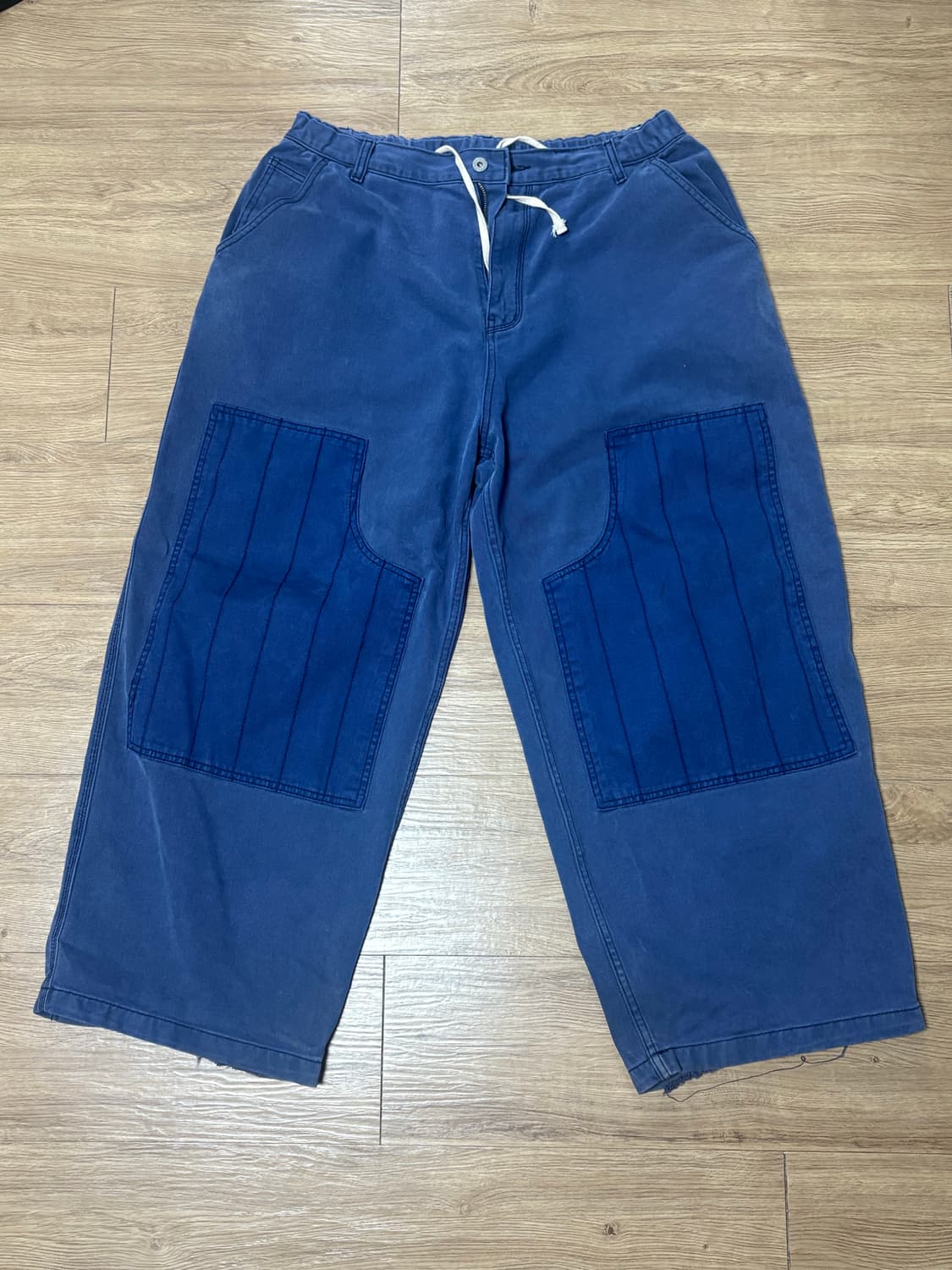 앵글런 패치트 데님 코튼팬츠 상품이미지2