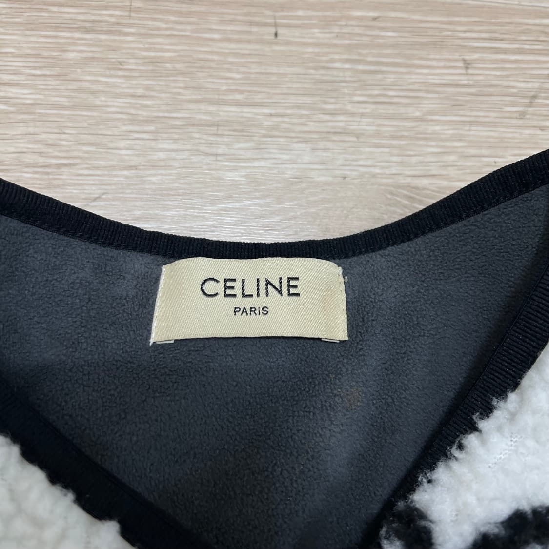 셀린느 파리 여성 자카드 덤블 플리스 후리스 자켓 90-95-165 상품이미지5