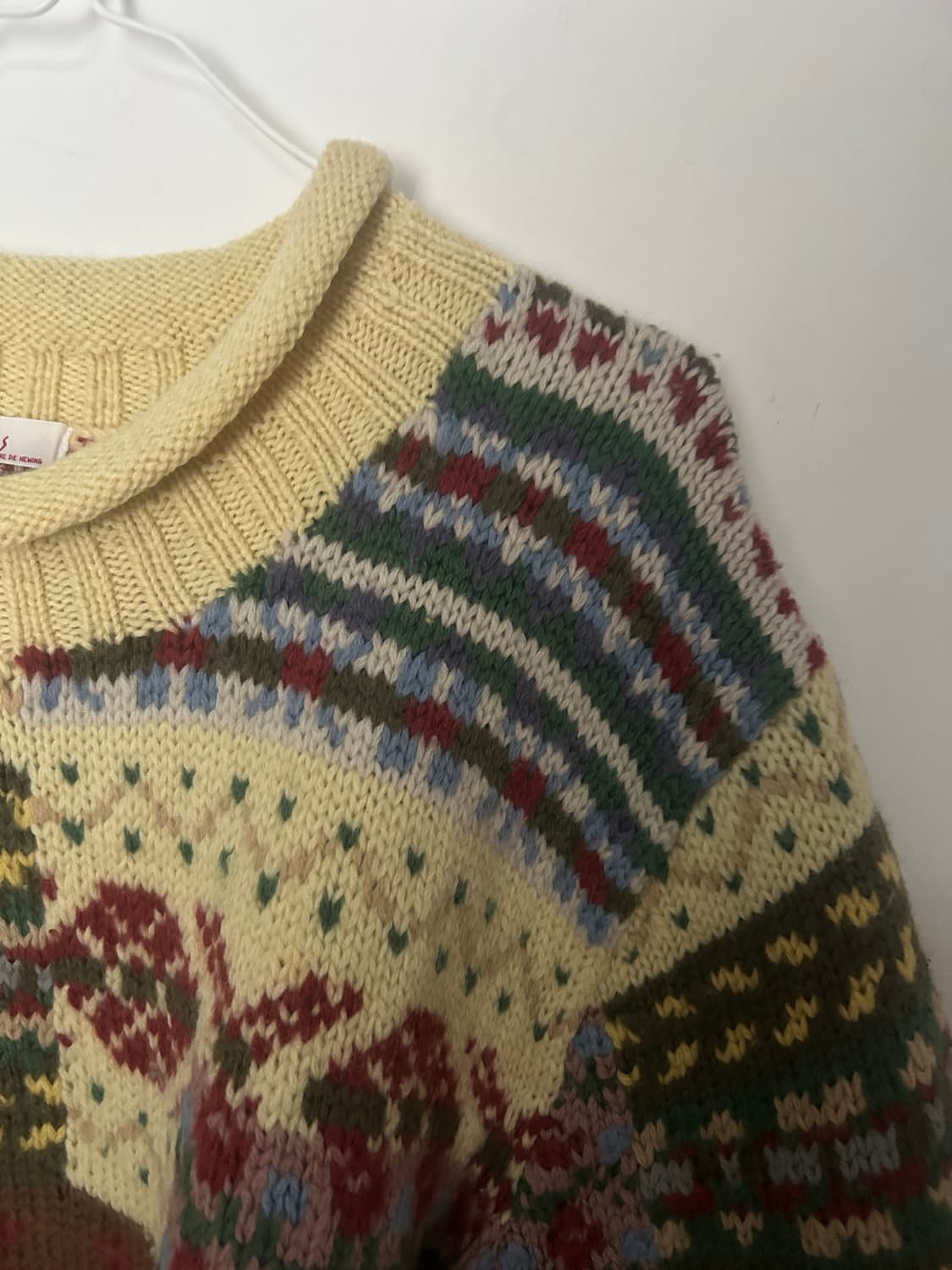 Papas 패치워크 니트 상품이미지3