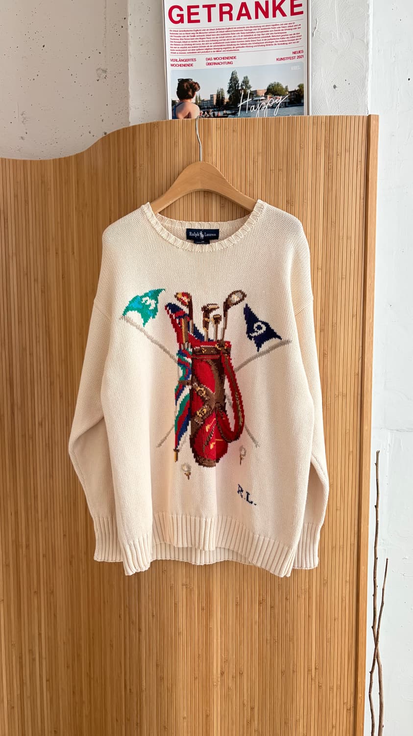 90's POLO RALPH LAUREN Hand Knit Sweat 상품이미지1