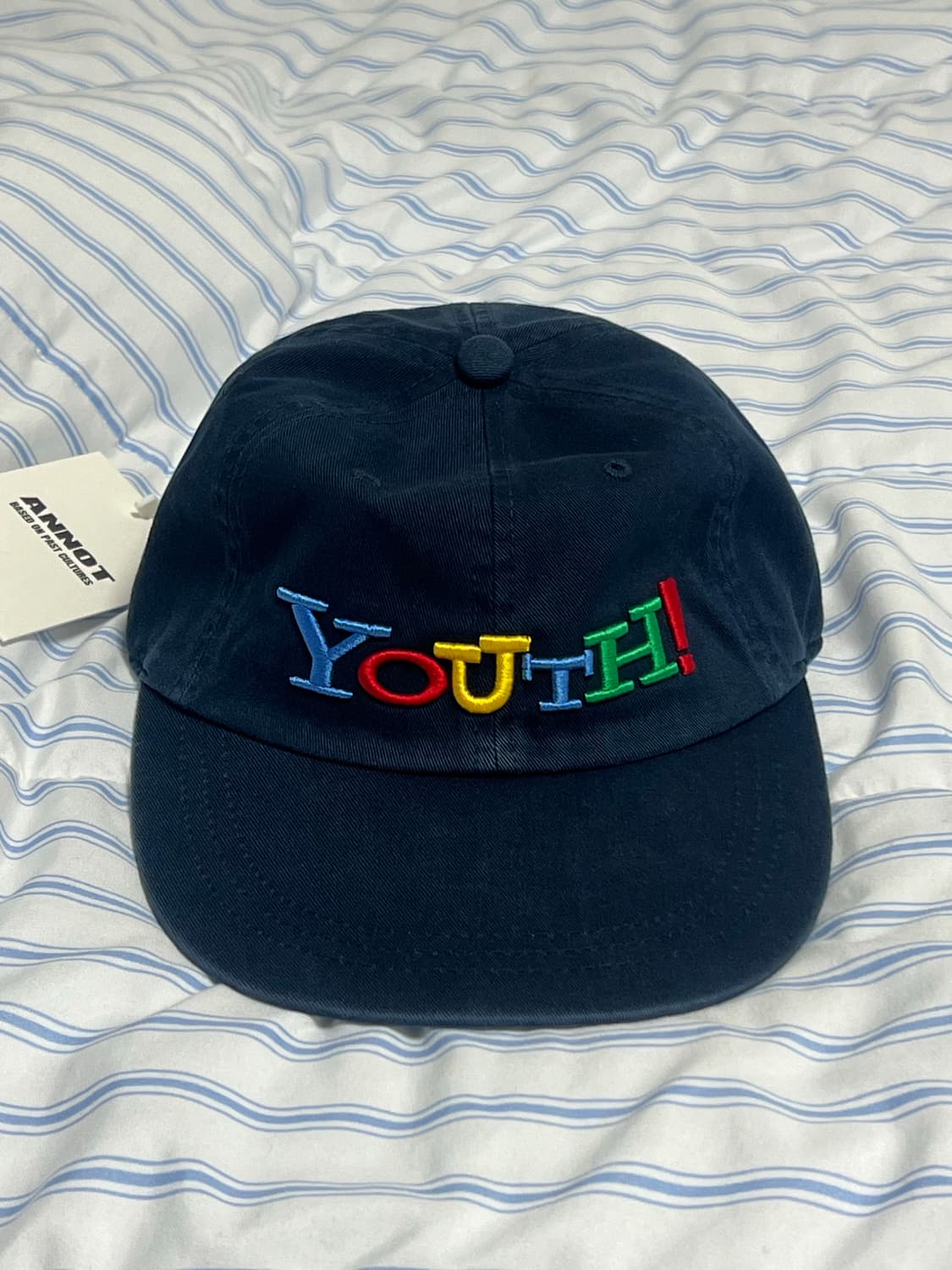 (택o새상품) 아노트 annot 유스 볼캡 일자챙 모자 YOUTH 롱 빌 상품이미지1