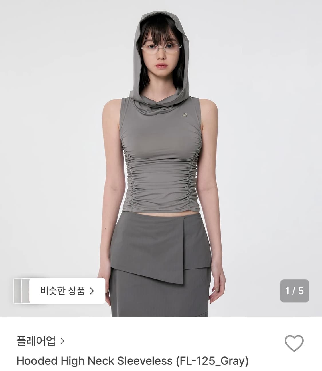 플레어업 후디 하이넥 슬리브스 상품이미지1