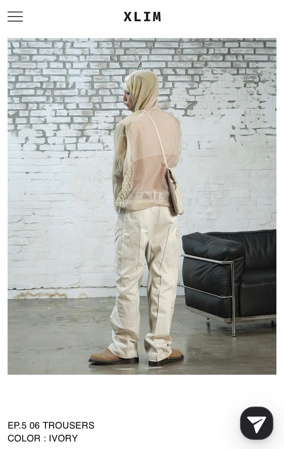 EP.5 06 TROUSERS COLOR: IVORY 상품이미지1