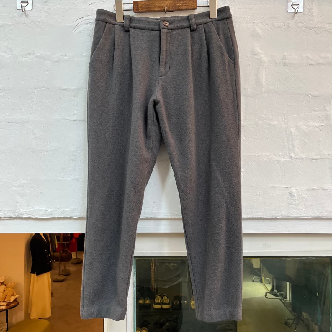 Evam eva 울 캐시미어 팬츠 1 상품이미지1