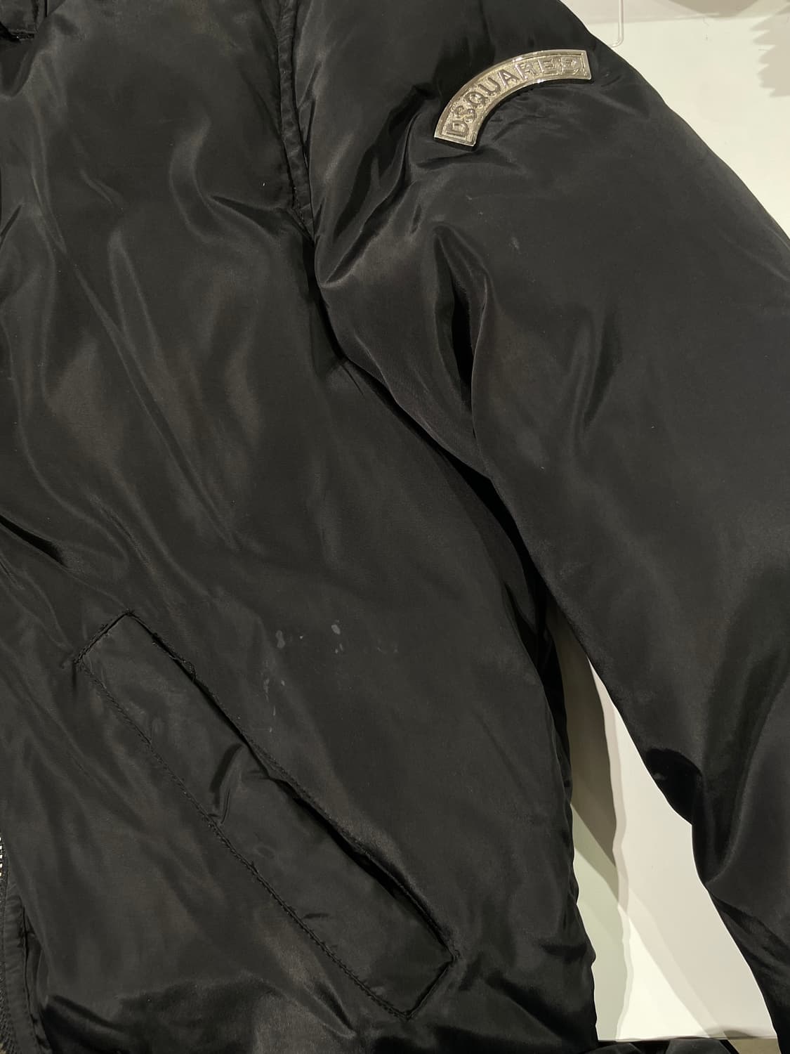 디스퀘어드2 블랙 지퍼 레이어 투 웨이 푸퍼 자켓 상품이미지9