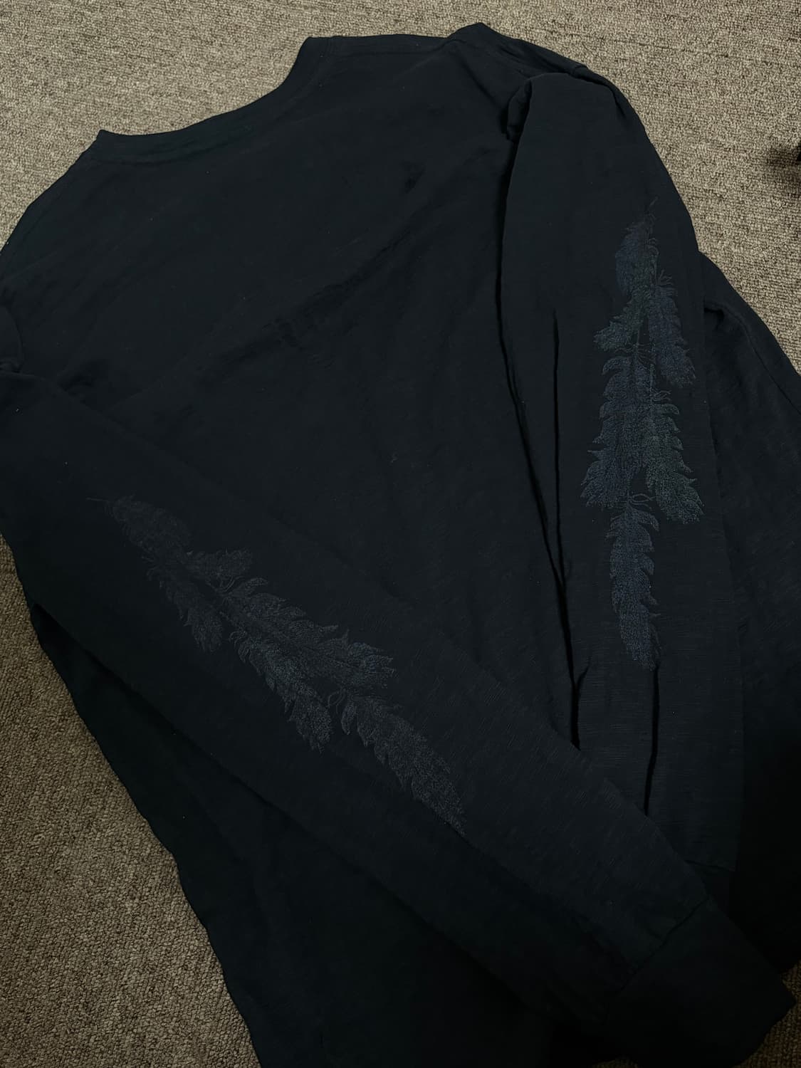 [2] 폴리테루 1011 페더 롱슬리브 블랙 상품이미지2