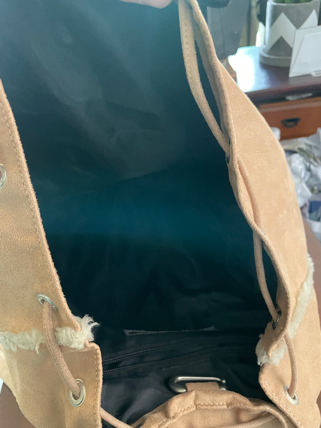 퀵실버 빈티지 백팩 베이지 상품이미지4