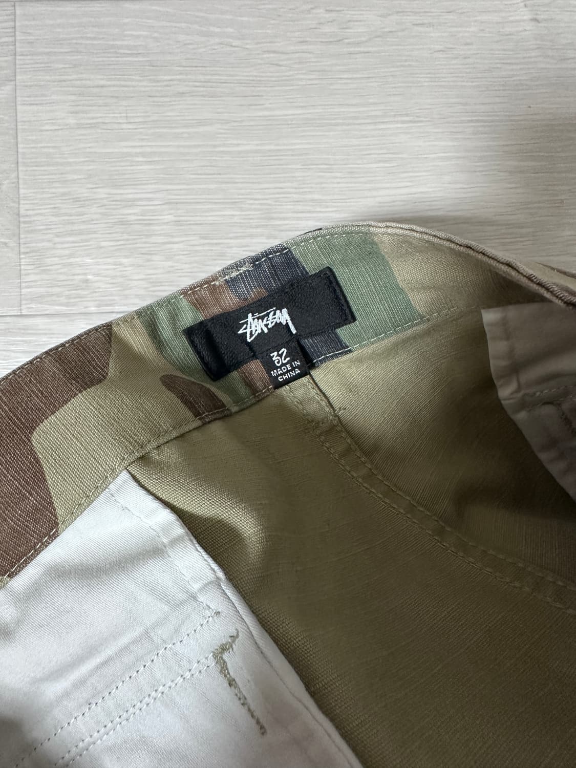 32)스투시 립스탑 서플러스 카고 팬츠 카모 상품이미지3