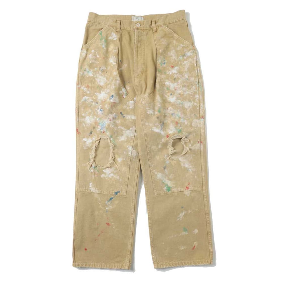 2 헤릴 스플래쉬 페인터 팬츠 브라운 덕 상품이미지1