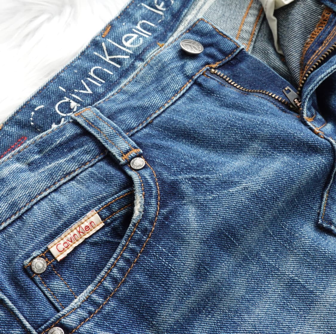 Calvin Klein Jeans 빈티지 데님스커트 1872 상품이미지5