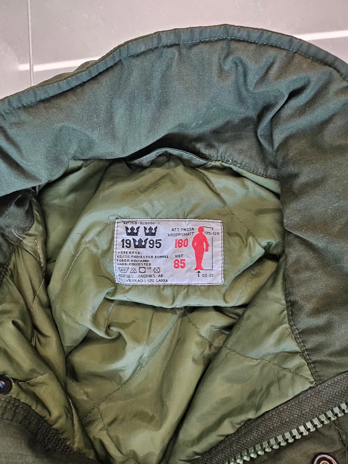 스웨덴군 M90 파카 상품이미지2
