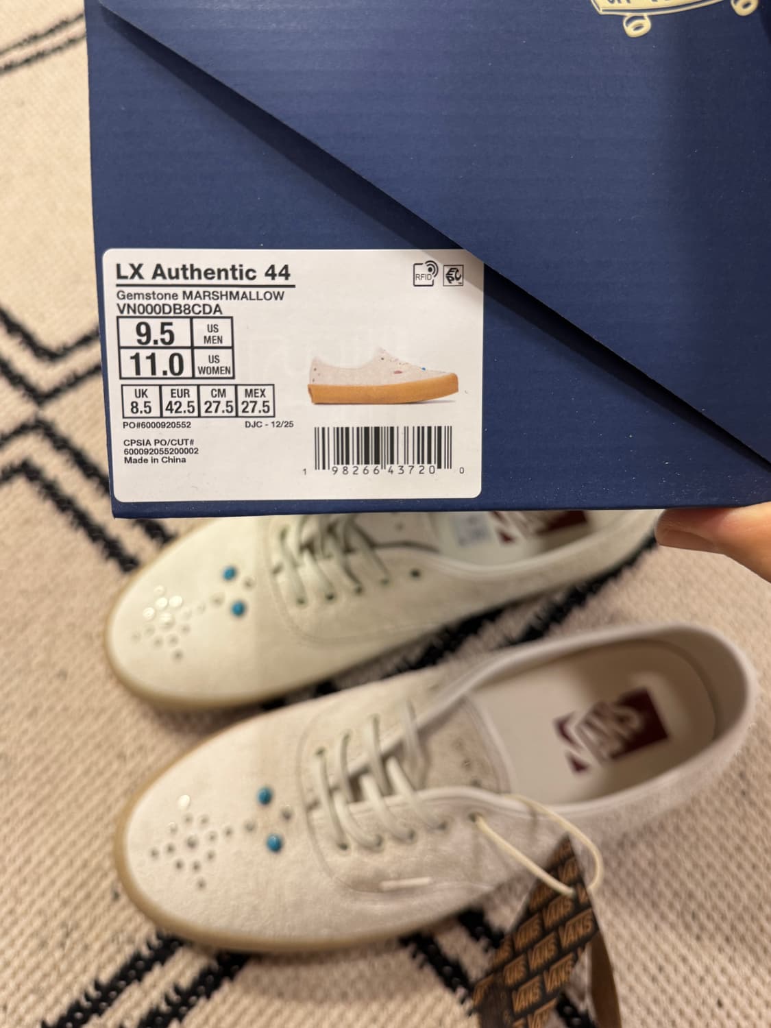 [새제품/275] 반스 프리미엄 어센틱 44 LX - (웨스턴) 마시멜로 상품이미지8