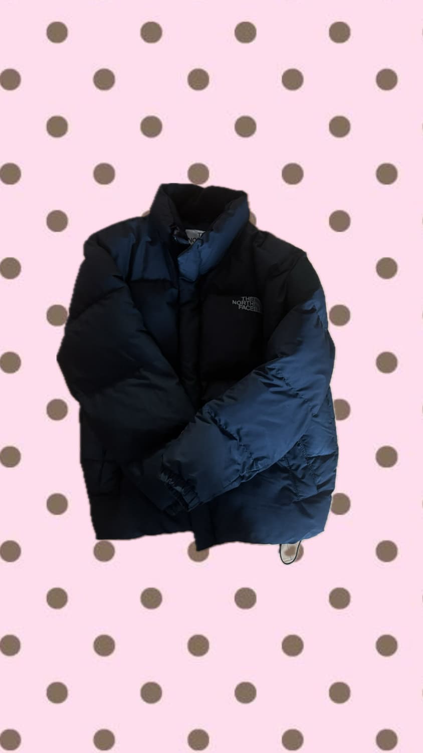 노스페이스 블랙 패딩 상품이미지1