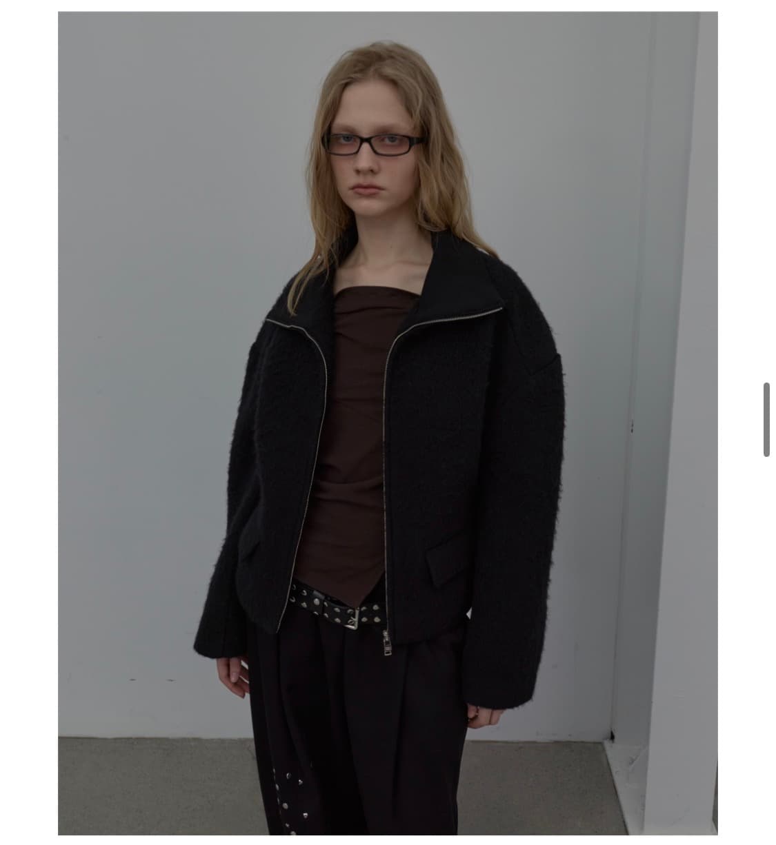 BOUCLE JACKET (BLACK) 상품이미지2