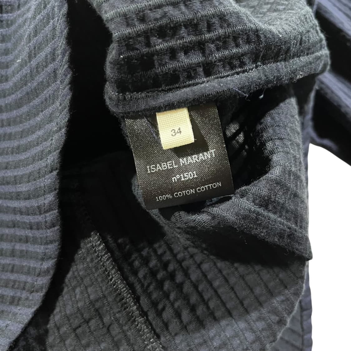 [Isabel Marant] 이자벨마랑 히든버튼 시어서커 블라우스 상품이미지5