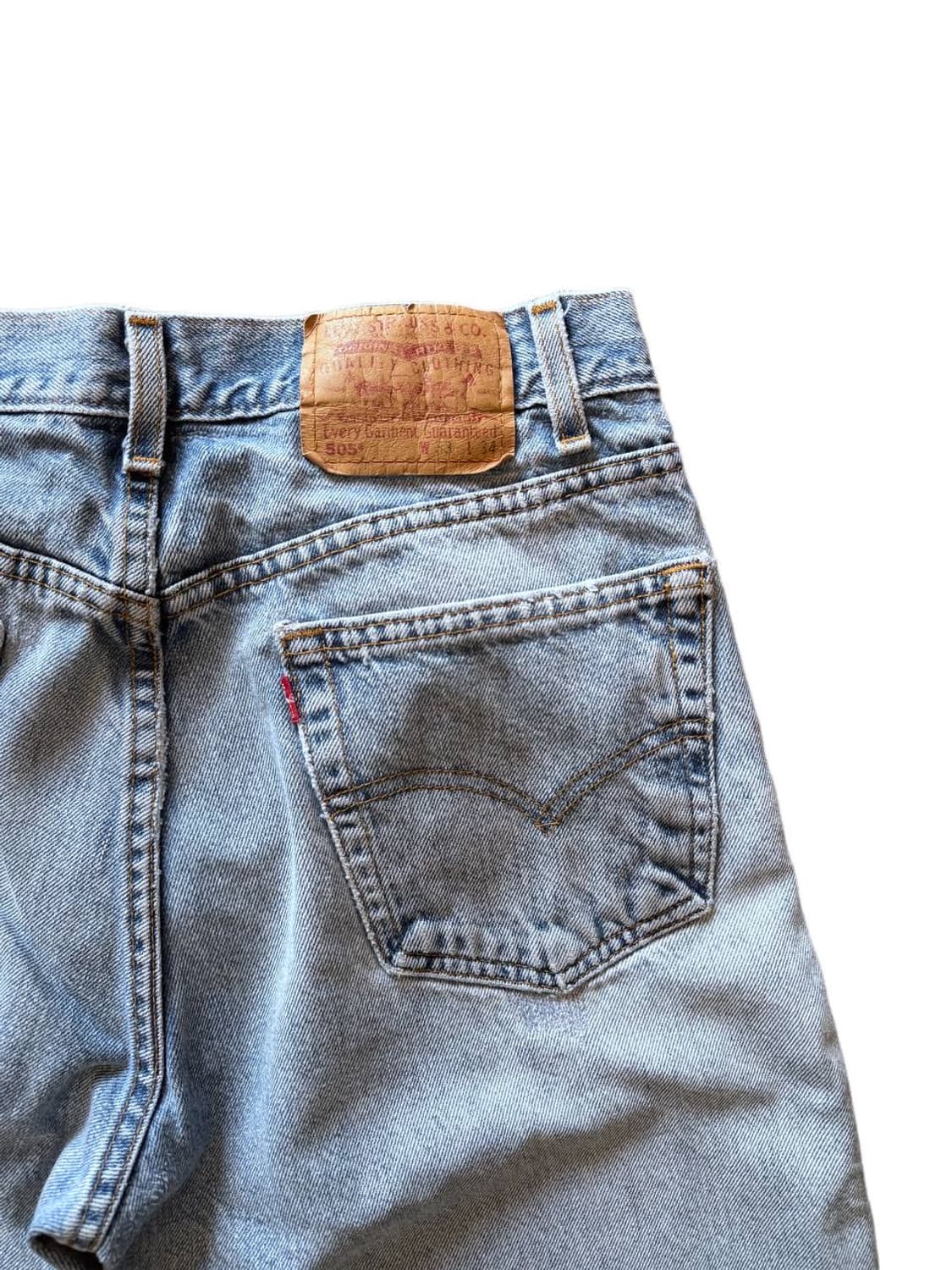 90s Levis 505 indigo jeans (29) a29 상품이미지4