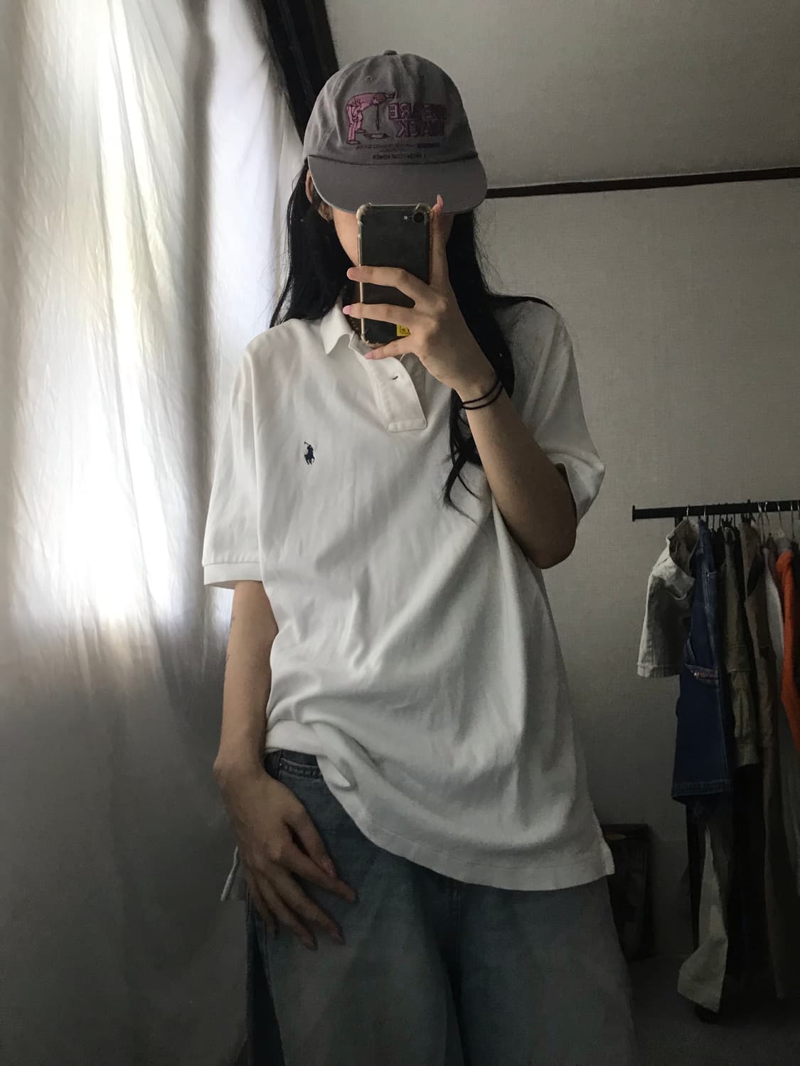 폴로 화이트 반팔티셔츠 상품이미지3