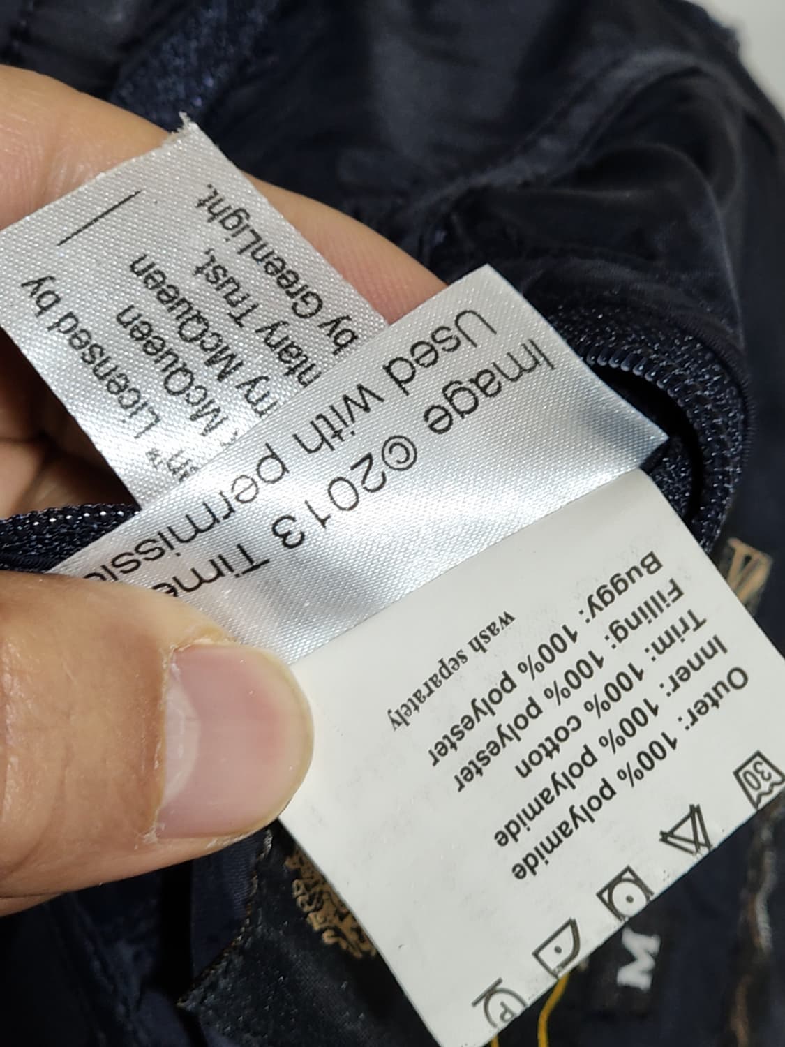 (M) 바버 인터내셔널 스티브맥퀸 퀼팅자켓 네이비 누빔점퍼  상품이미지6