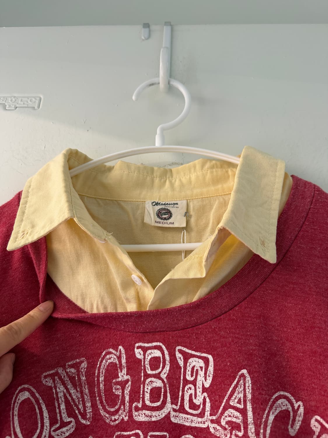 일본빈티지 y2k 레이어드 카라스웻 상품이미지6