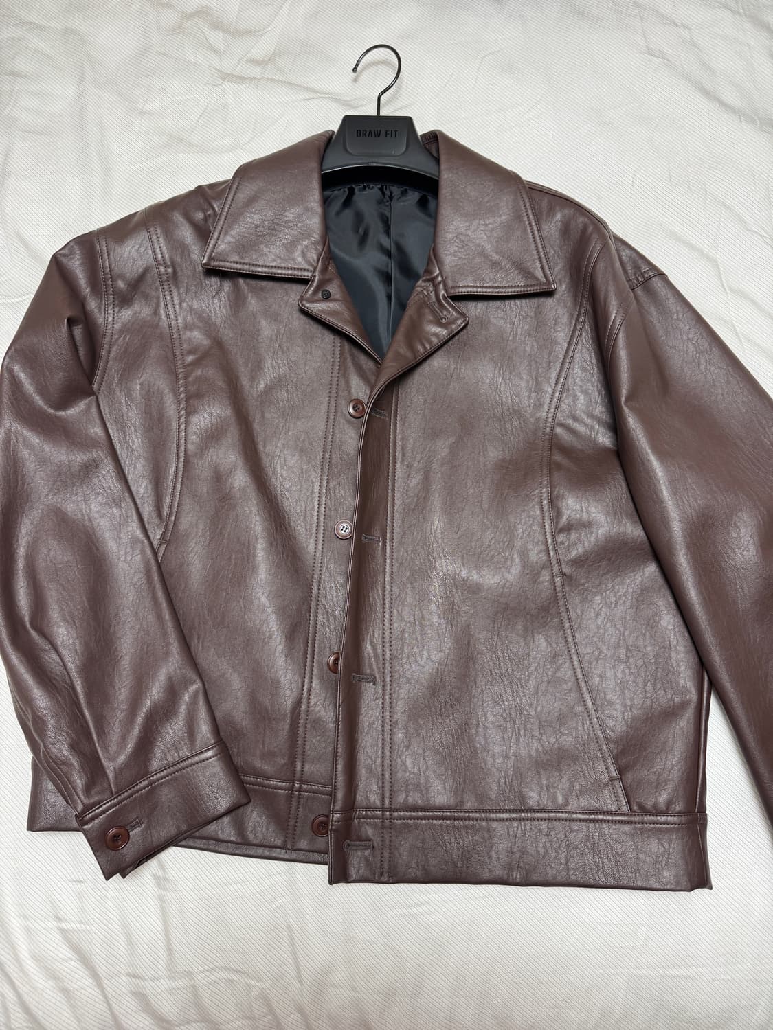 드로우핏 레더 자켓 L 상품이미지1