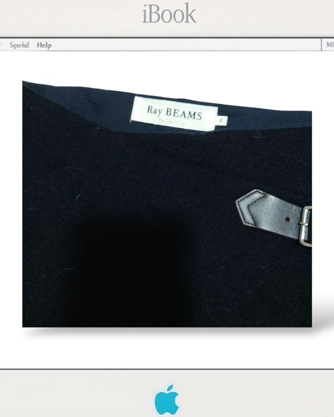 Ray beams 프린지 울 스커트 상품이미지3