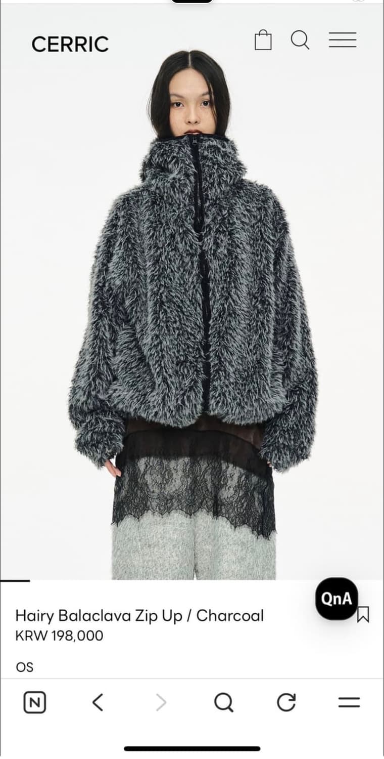 세릭 바라클라바 집업 상품이미지1