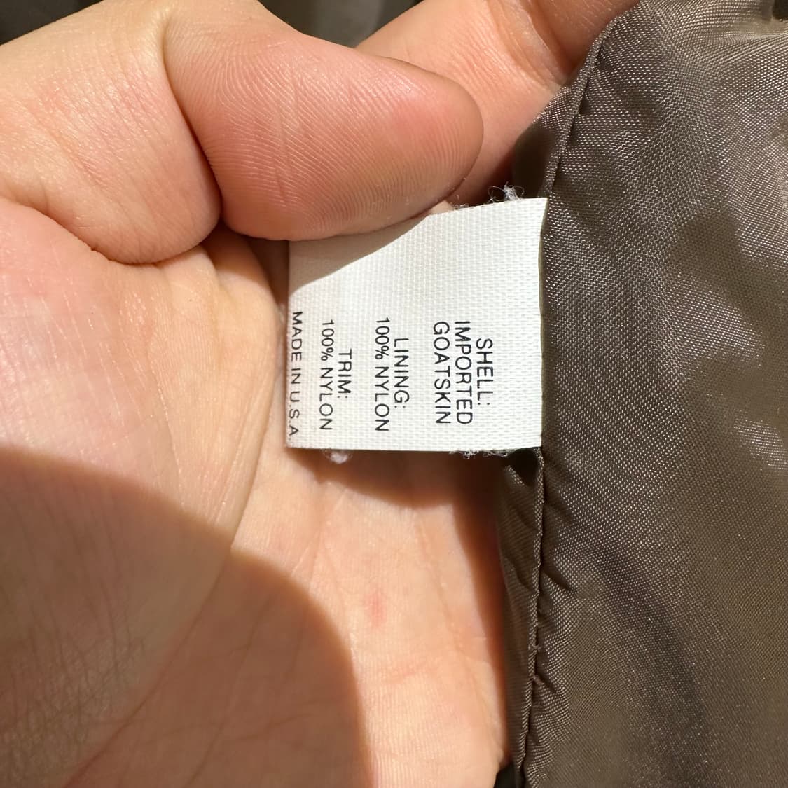 70‘s llbean 고트스킨 a-2 자켓 상품이미지9