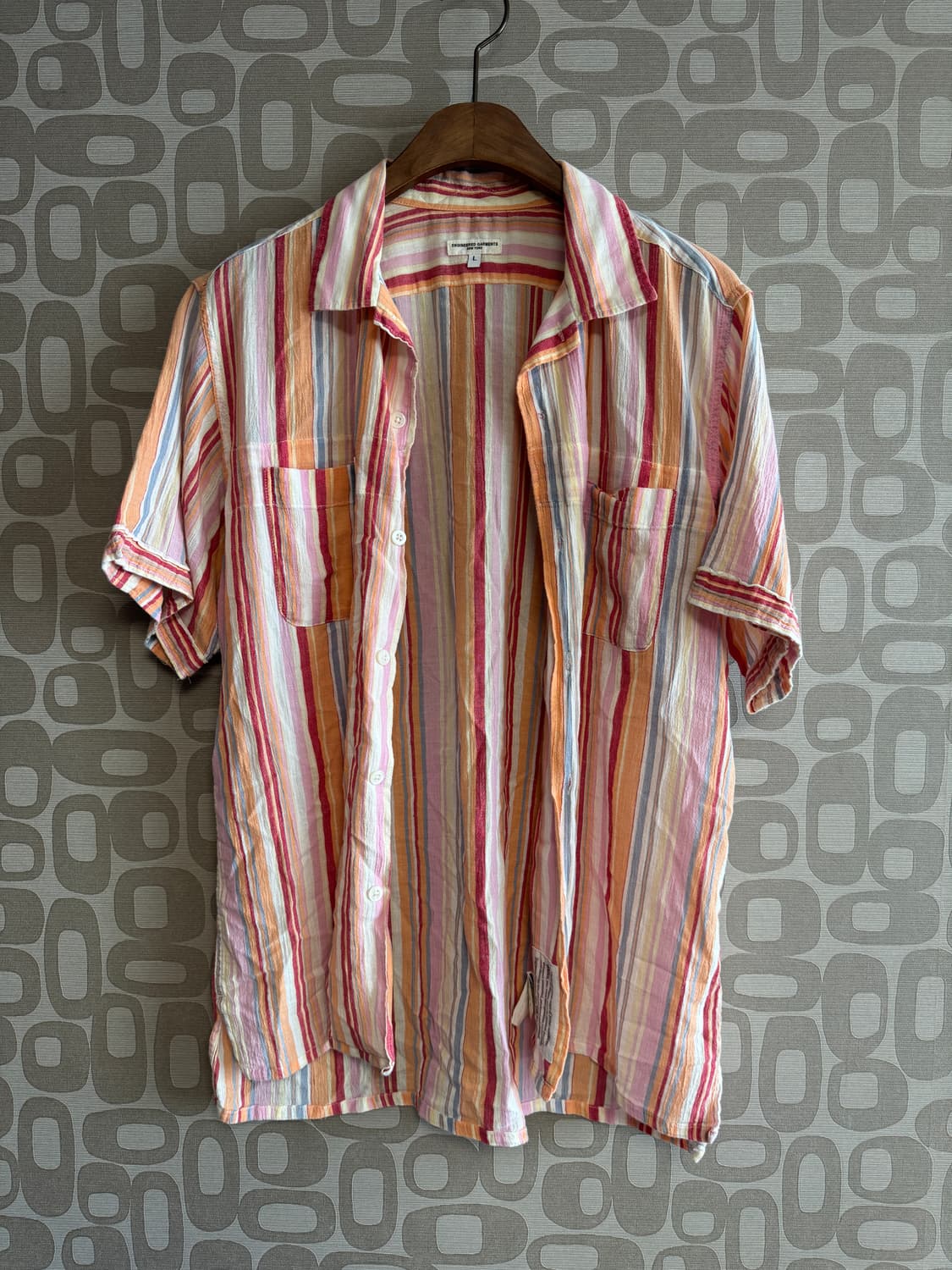 Engineered Garments 엔지니어드 가먼츠 반팔 셔츠 L 상품이미지1