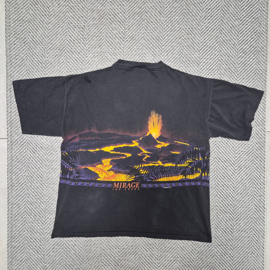 90s 미라지 볼케이노 싱글스티치 티셔츠 (XL) 상품이미지7