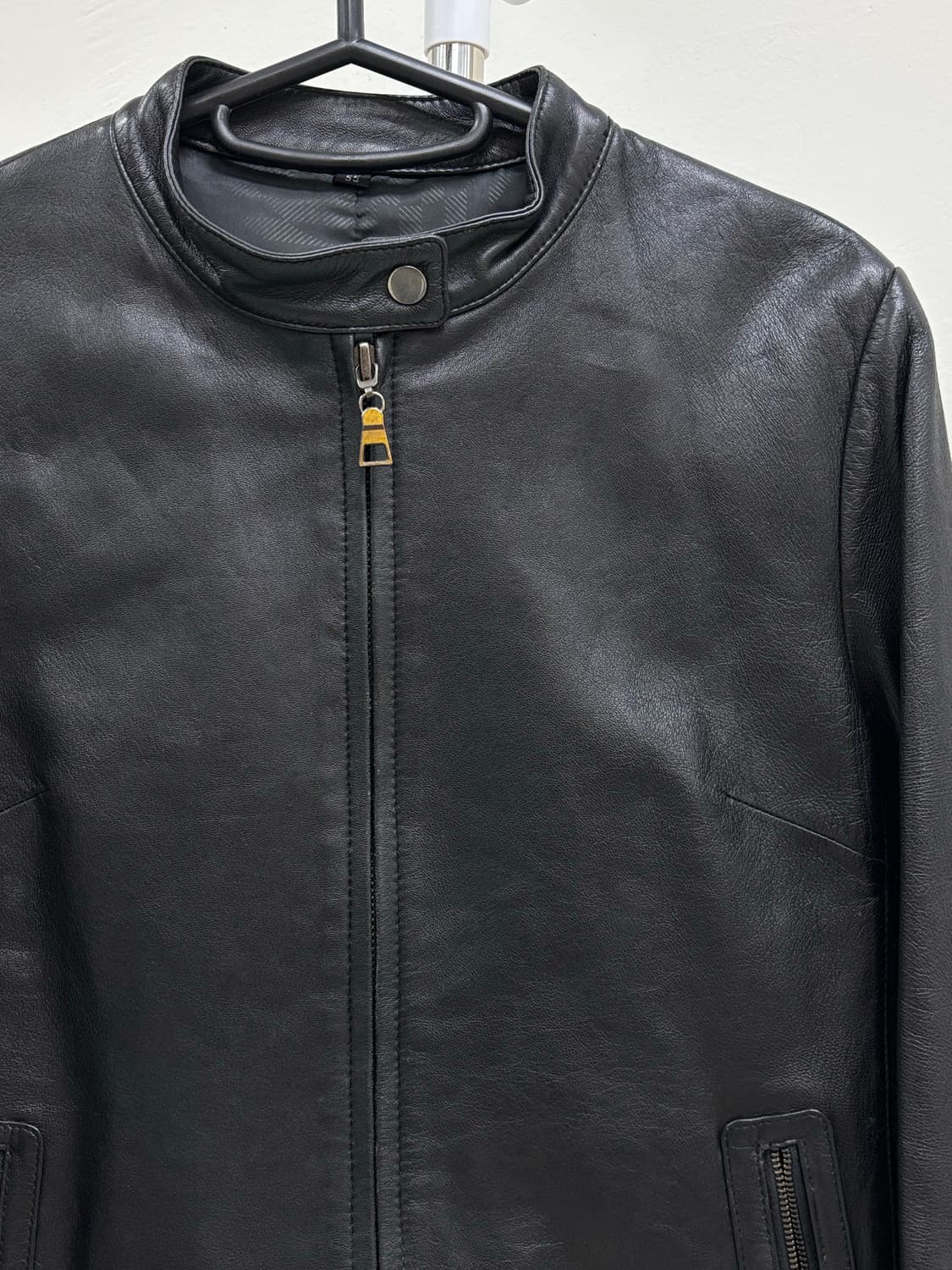 빈티지 블랙 리얼 레더 가죽 자켓 상품이미지7