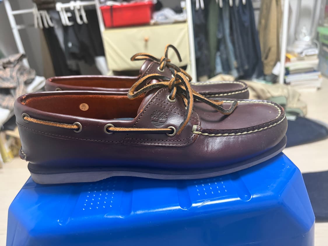 팀버랜드 2아이  보트 슈즈 270 사이즈 새상품 상품이미지2