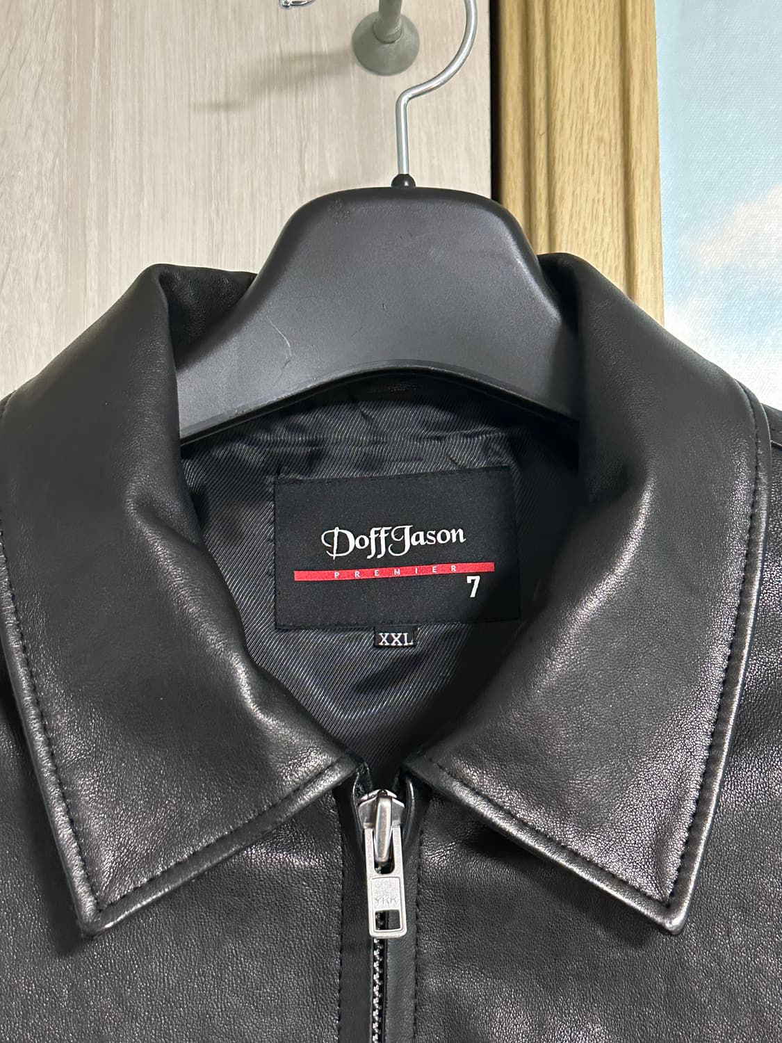 (2XL) 도프제이슨 프리미엄 램스킨 베지터블 레더자켓 상품이미지3