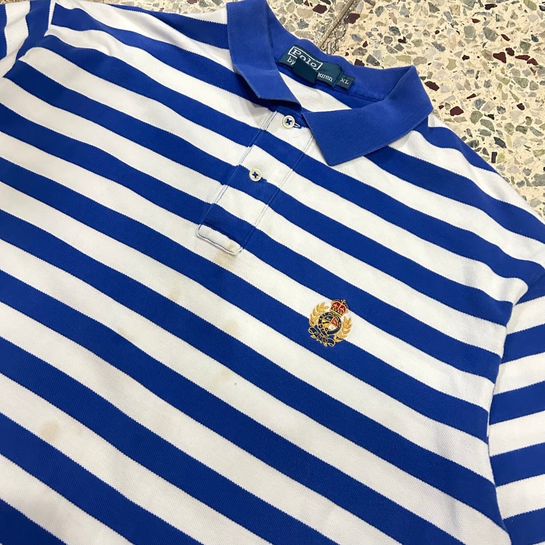 폴로(POLO RalphLauren) 스트라이프 자수 카라티 상품이미지2