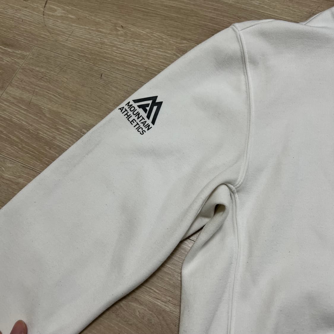 노스페이스 마운틴 애슬레틱 빅로고 후드 티셔츠 [화이트] M/95 상품이미지6