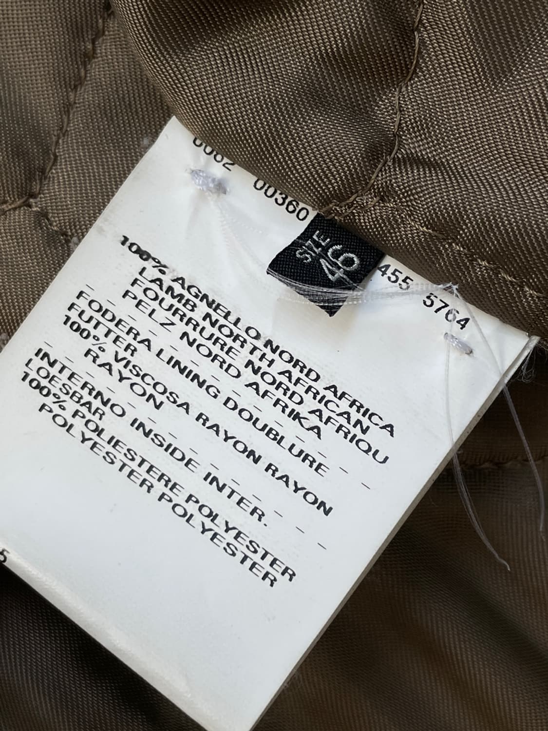 포르쉐 디자인 패션 하이 넥 레더 자켓 상품이미지10