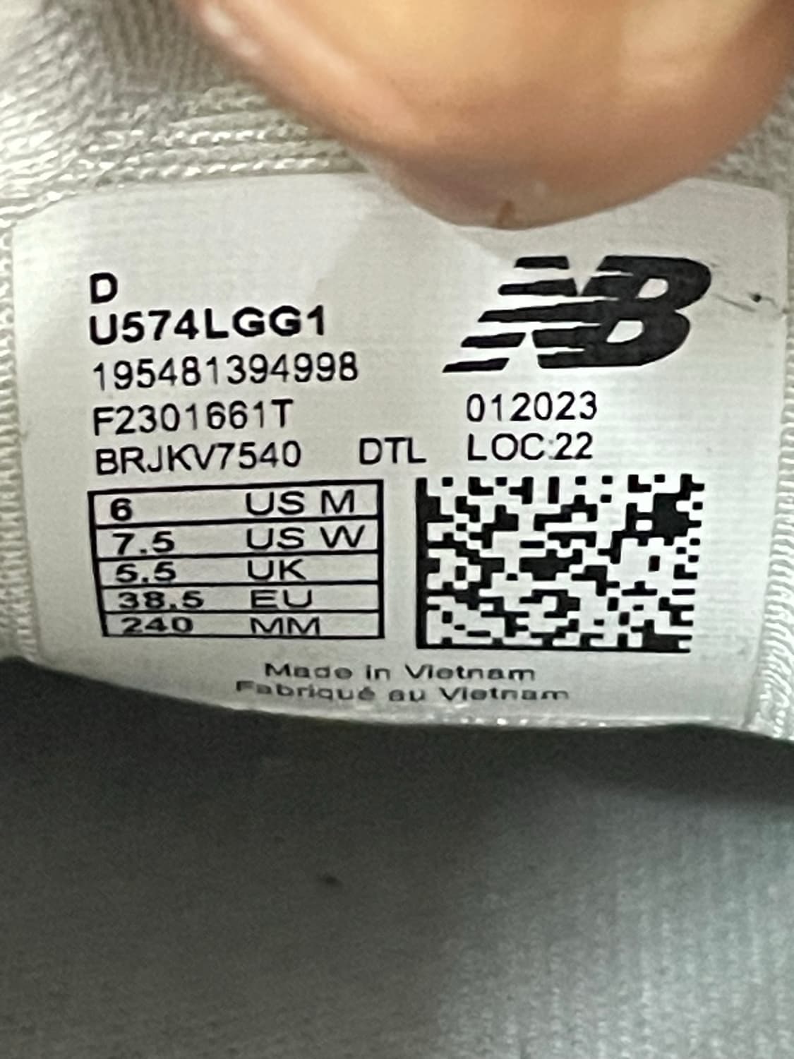 뉴발란스 574 레거시 블랙 240 상품이미지10