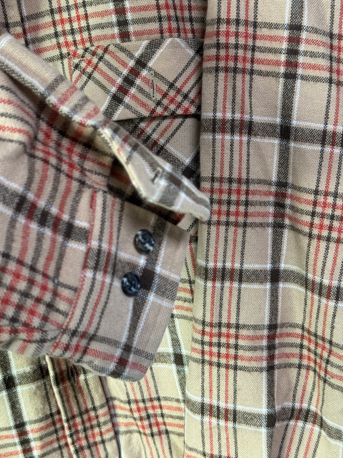 1/2 penny 패딩 체크 셔츠 L 상품이미지3