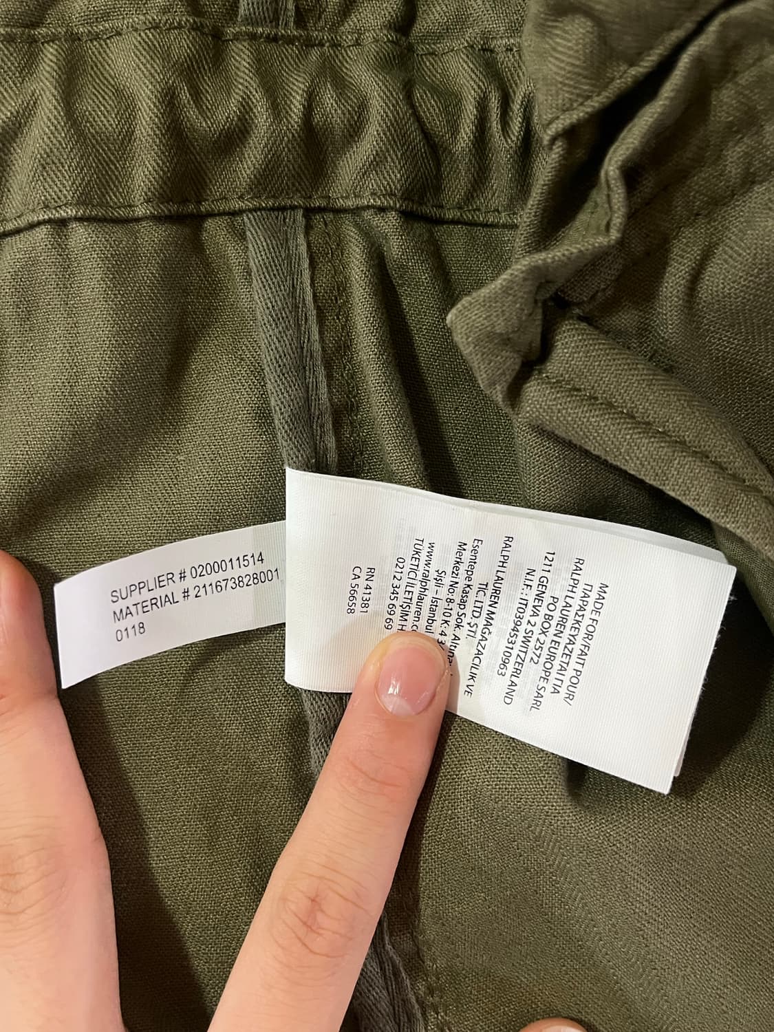 폴로랄프로렌 성조기 밀리터리 야상 S 상품이미지6