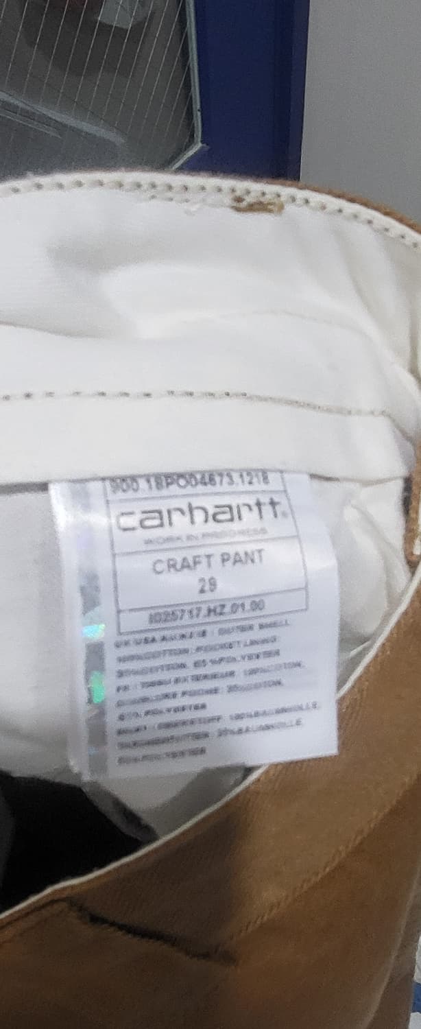 칼하트 craft paint 바지 상품이미지6