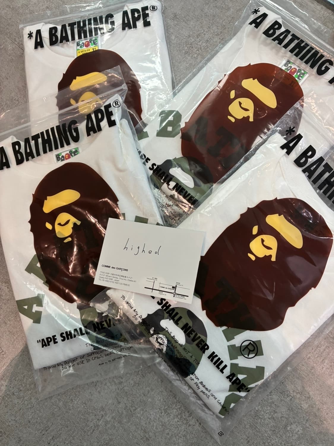 베이프 abc 카모 L-XL 상품이미지1
