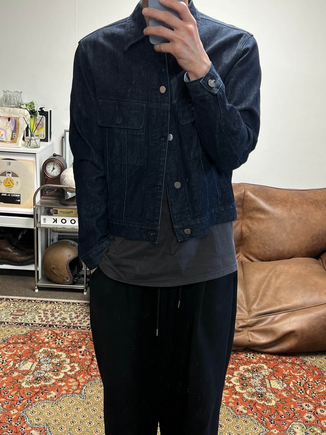 [M] CANDIANI DENIM 라이더 051 인디고 데님자켓 상품이미지2