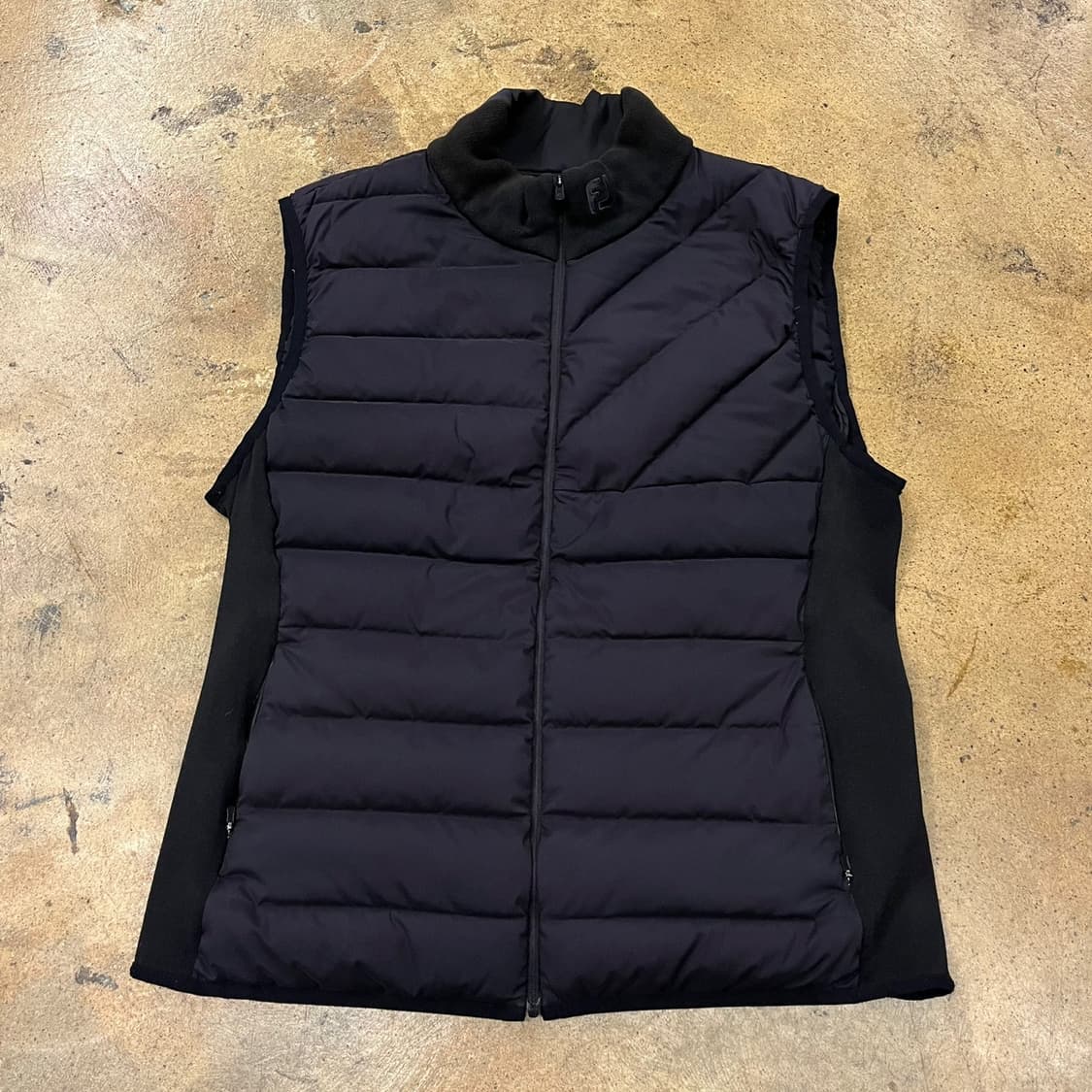 [정품/L] 풋조이 퀼팅 패딩 조끼 블랙 b16 상품이미지2