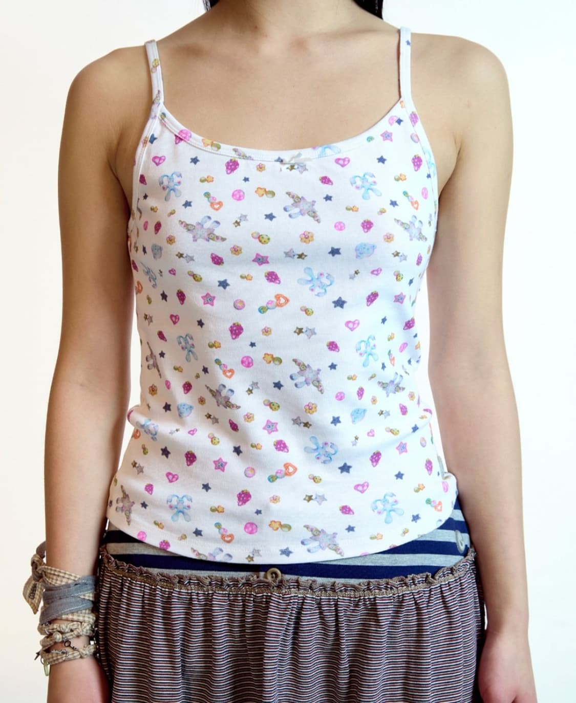 코이세이오 EMA TINY FRIENDS SLEEVELESS WHITE 상품이미지2
