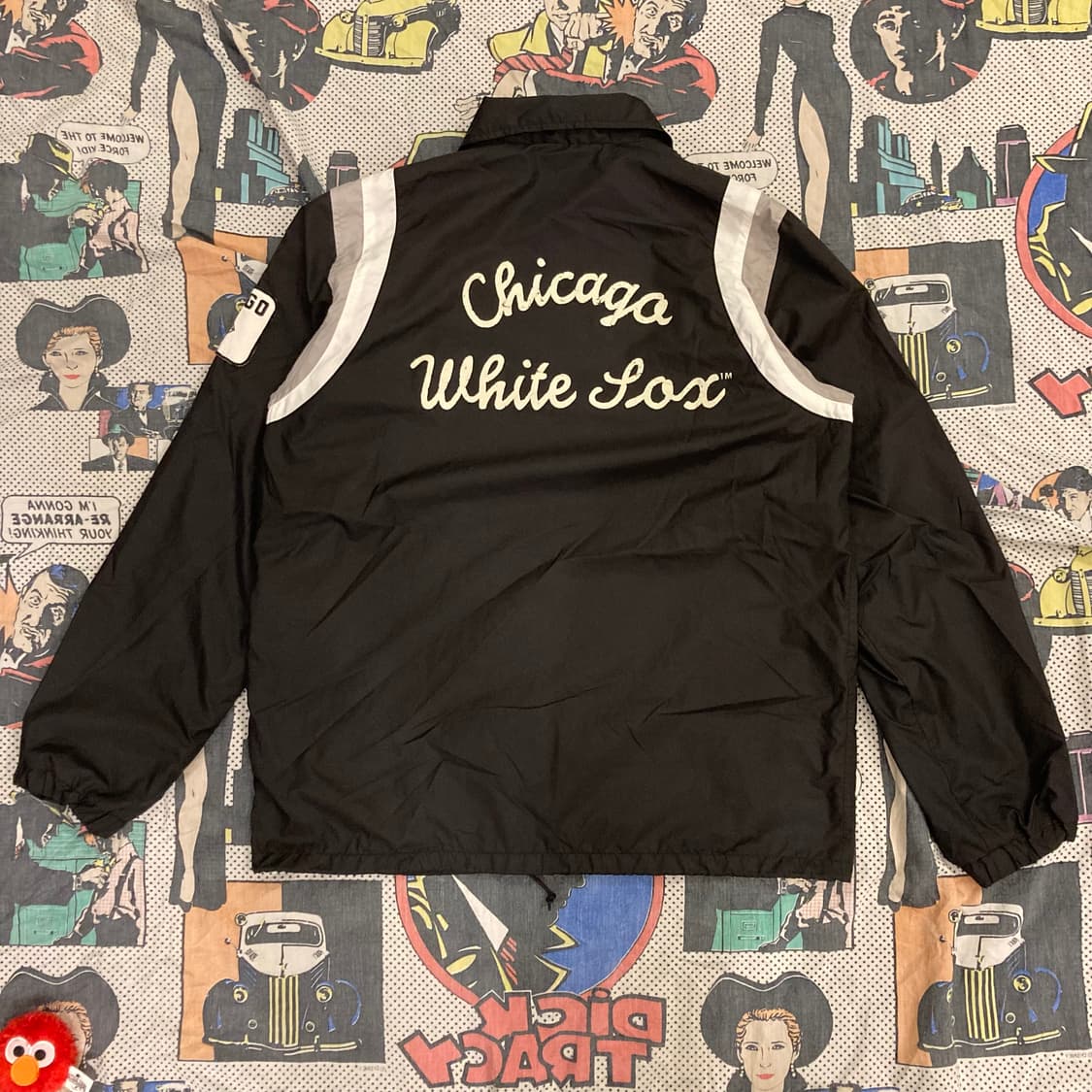 일본 유니클로 프린팅 시카고 화이트 삭스 코치 자켓 상품이미지2