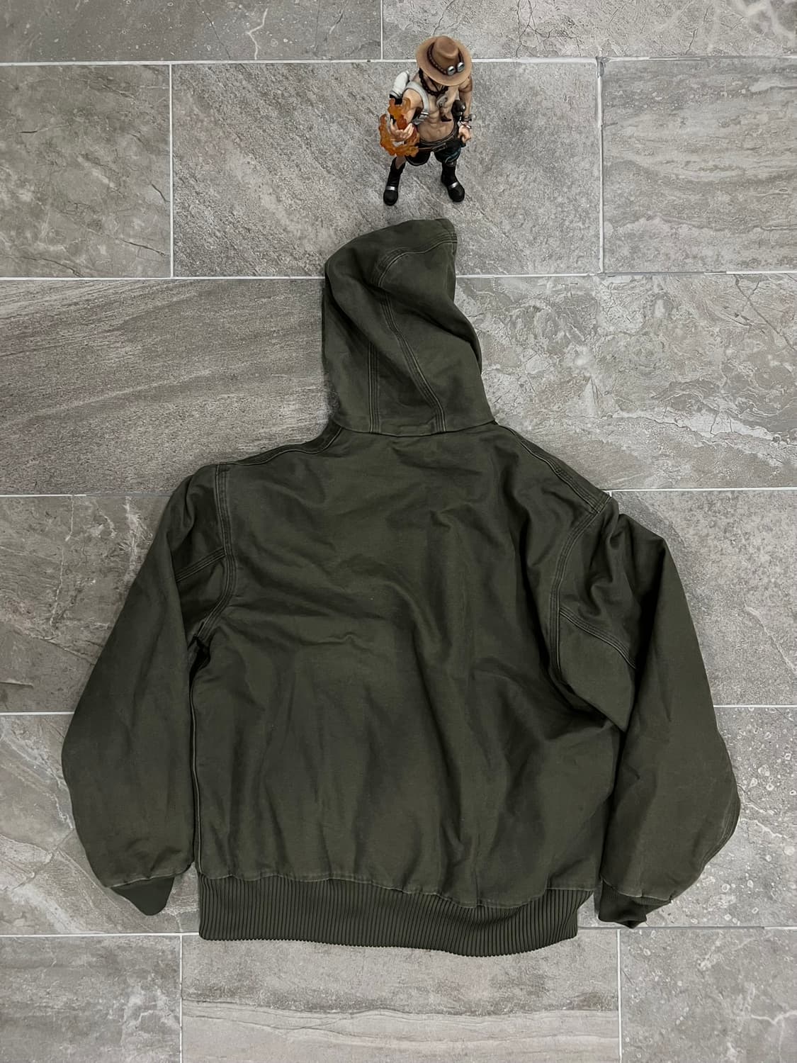 (L) 칼하트 덕 액티브 후드자켓 J130 ARG 아미그린 상품이미지2
