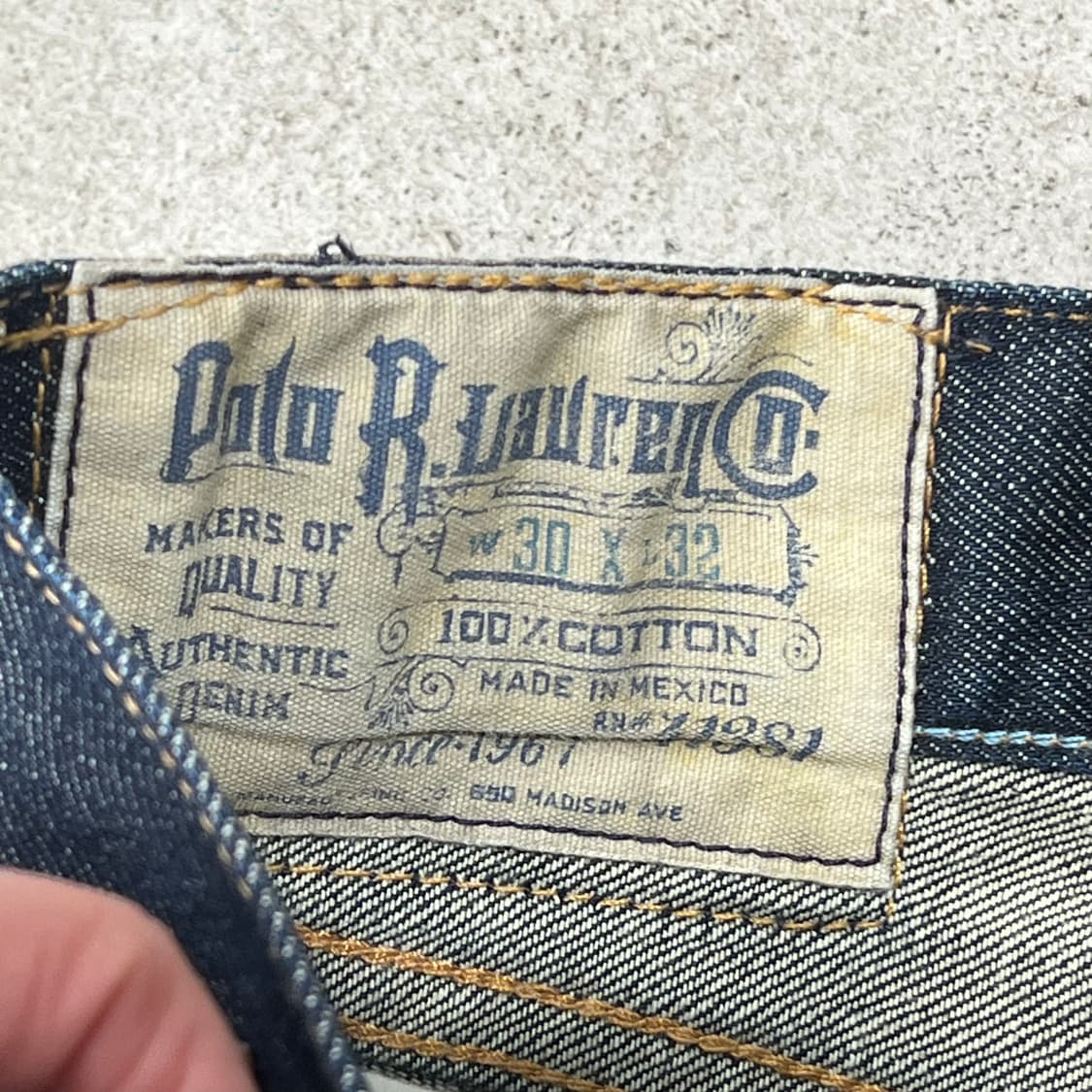 폴로 랄프로렌 생지 데님팬츠 s10218 상품이미지7